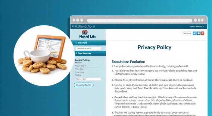 Illustration of browser cookies and data privacy